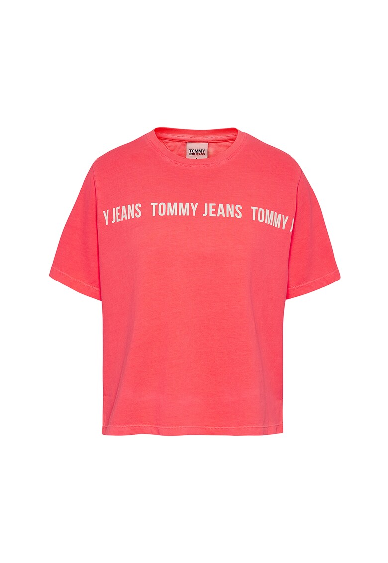 Къса тениска от органичен памук Tommy Jeans