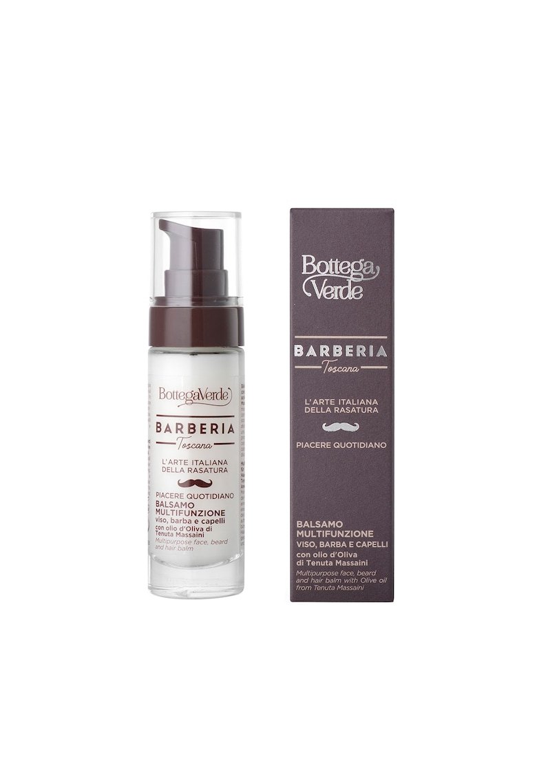 Balsam pentru fata si barba cu ulei de masline de la Domeniul Massaini - Barberia Toscana - 30 ML -