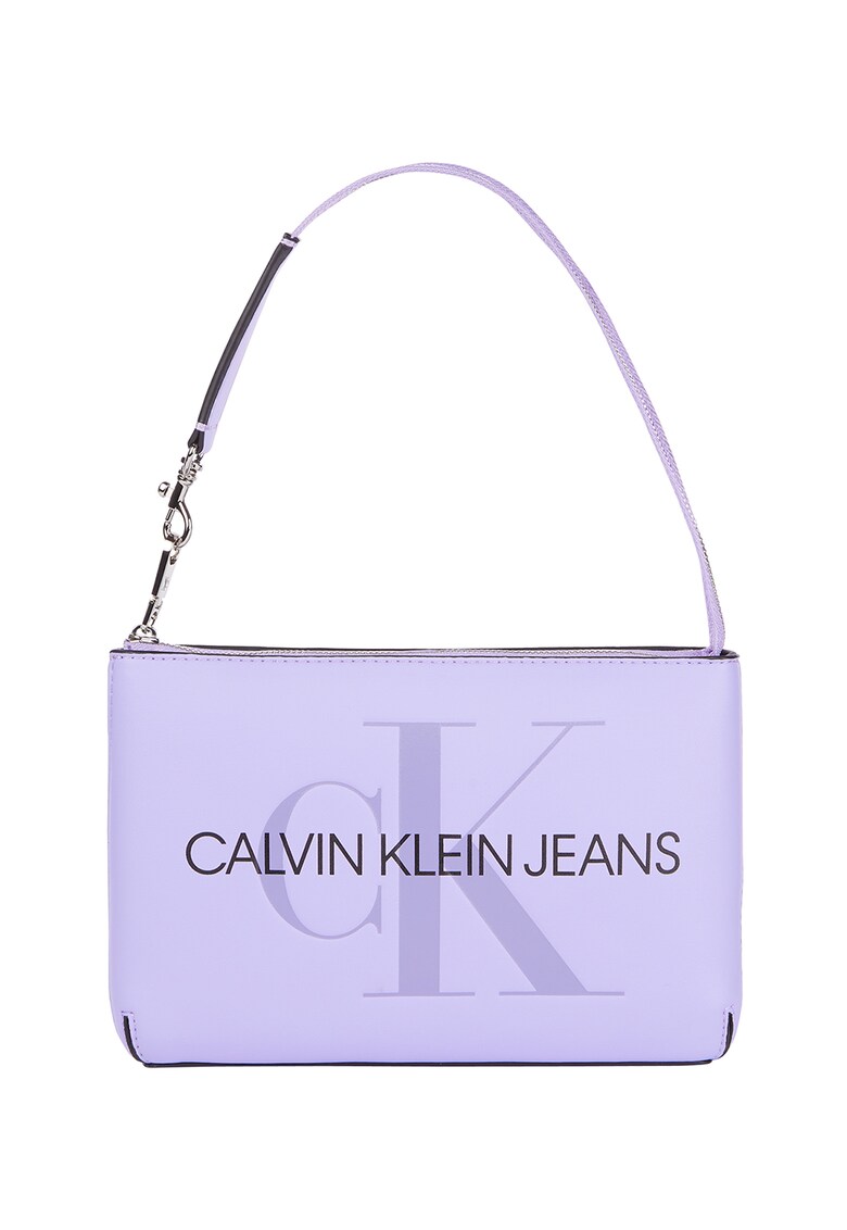 Etui de piele ecologica cu logo Calvin Klein Jeans