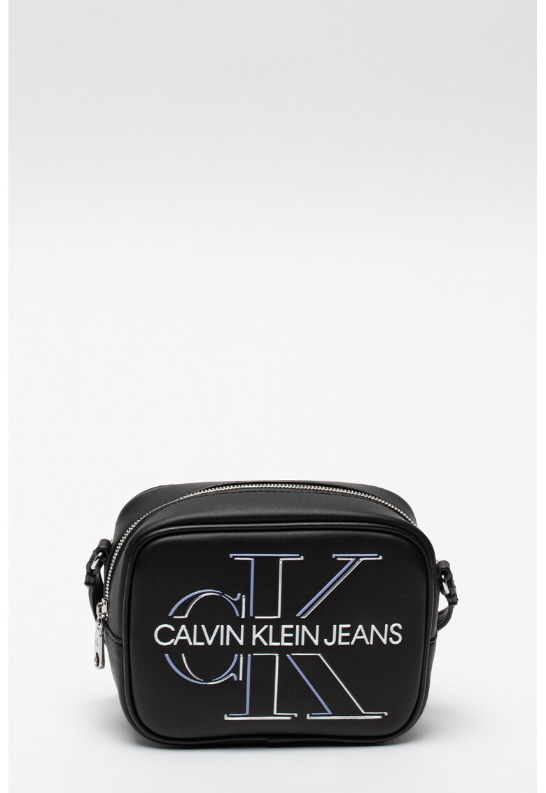 Geanta crossbody din piele ecologica cu imprimeu logo Calvin Klein Jeans