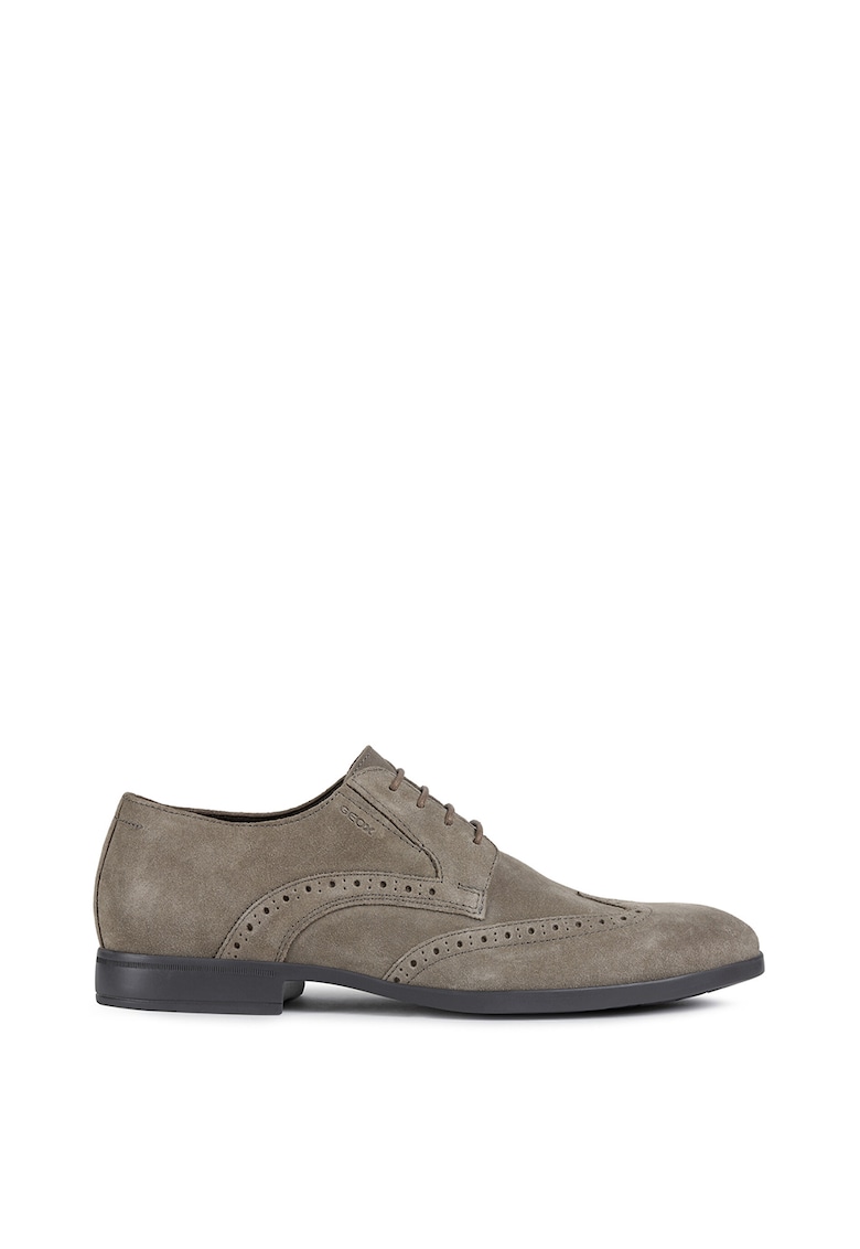 Pantofi Derby de piele intoarsa Domenico