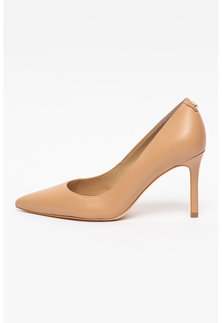 Pantofi de piele cu varf ascutit