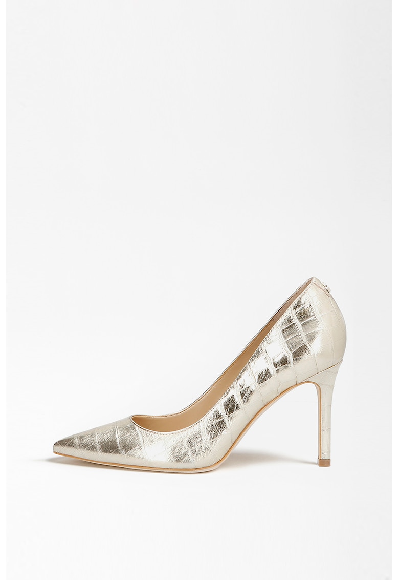Pantofi de piele cu varf ascutit