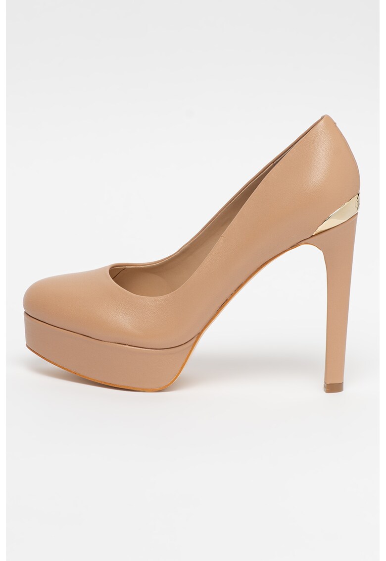 Pantofi de piele cu varf rotund Dearly