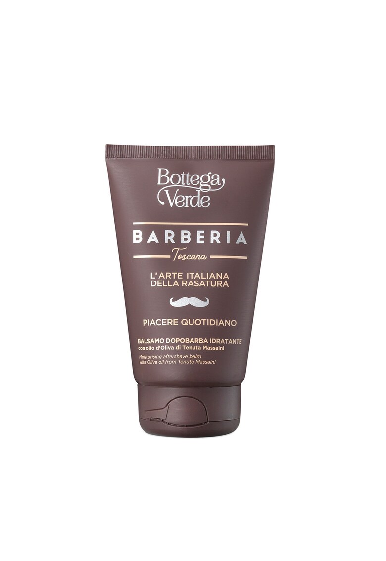 Balsam dupa barbierit - intens hidratant - cu ulei de masline de la Palatul Massaini - Barberia Toscana - 75 ML -