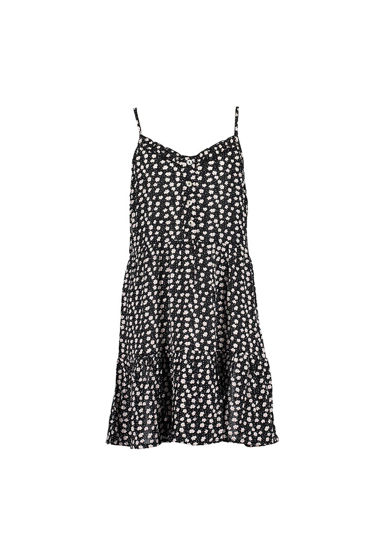 Rochie evazata cu imprimeu floral