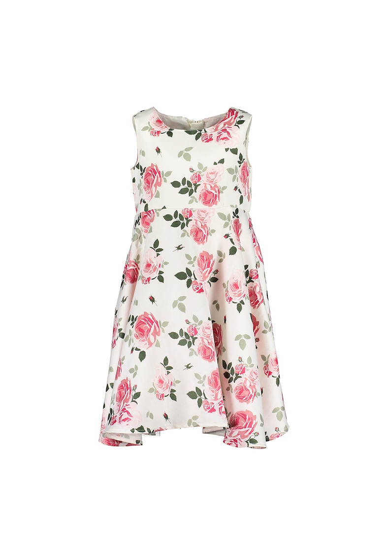Rochie evazata cu imprimeu floral