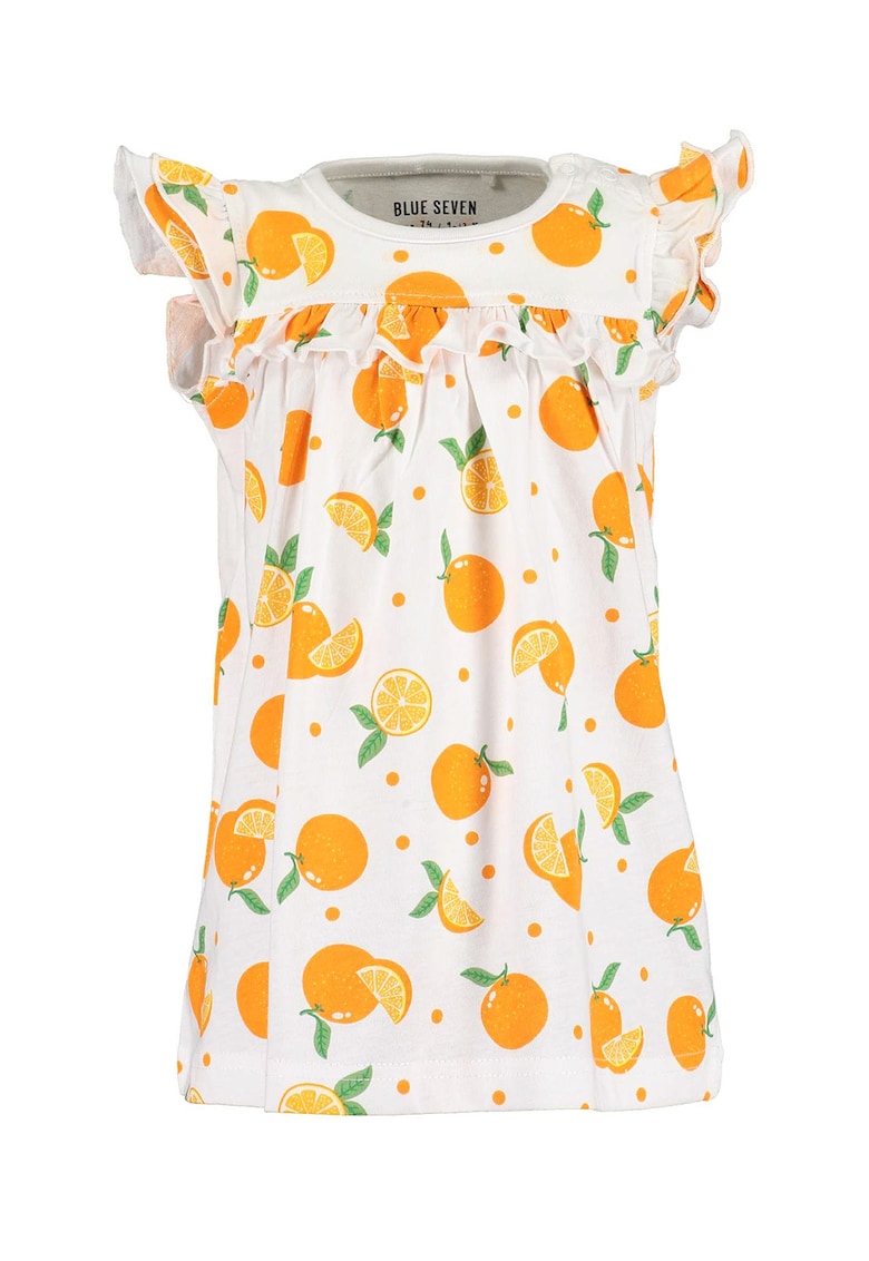Rochie din jerseu cu fructe