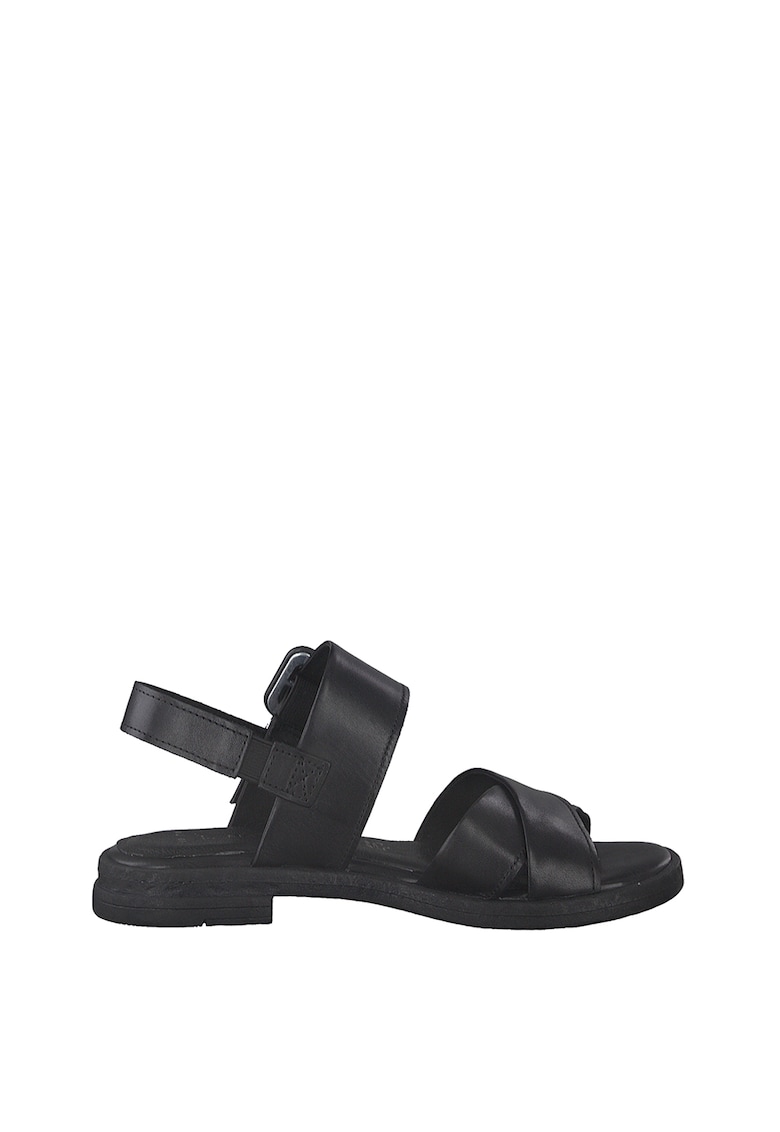Sandale de piele cu barete incrucisate