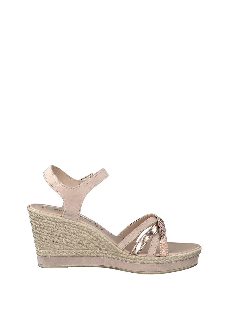 Sandale tip espadrile wedge