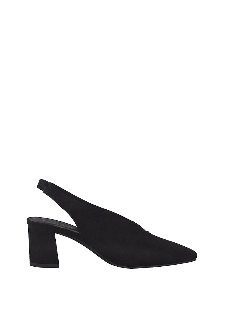 Pantofi slingback de piele ecologica