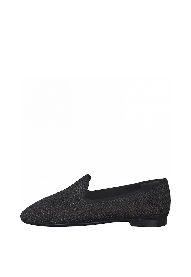 Pantofi loafer din plasa cu aspect impletit fashiondays.ro