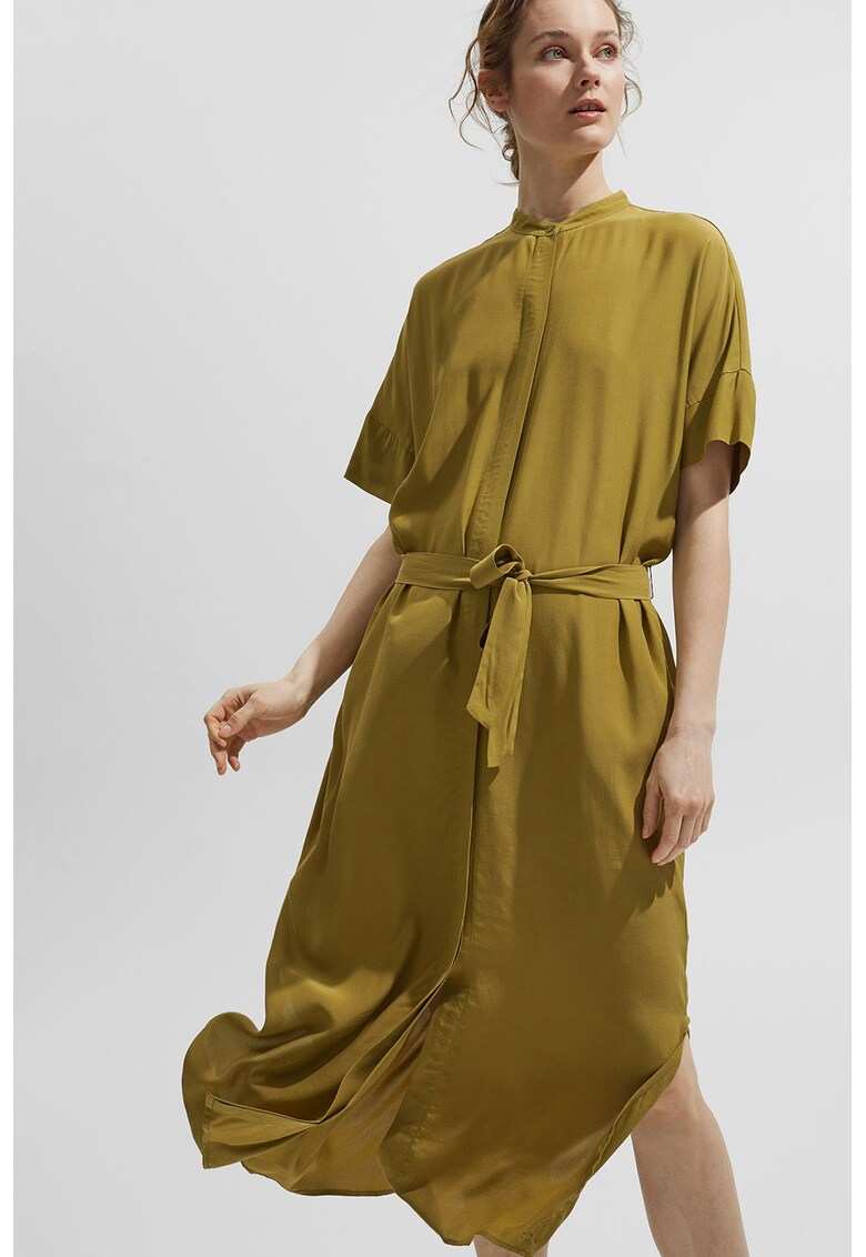 Rochie-camasa vaporoasa cu slituri laterale
