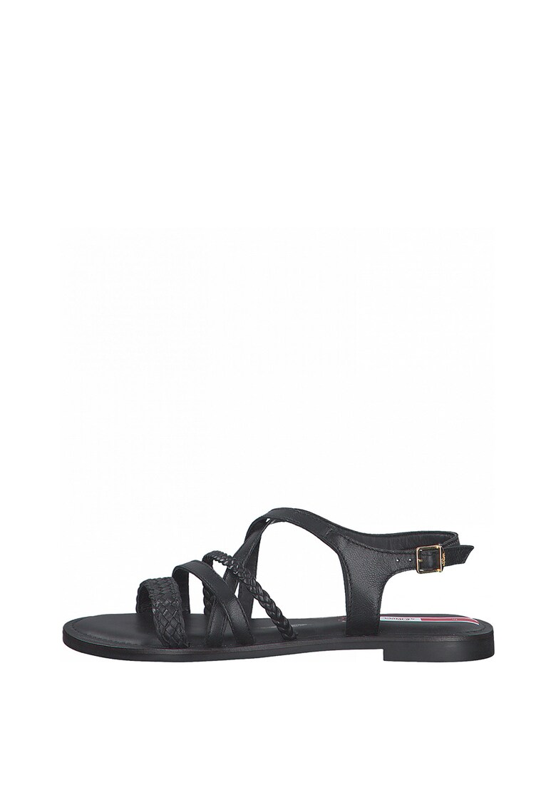 Sandale din piele cu barete multiple