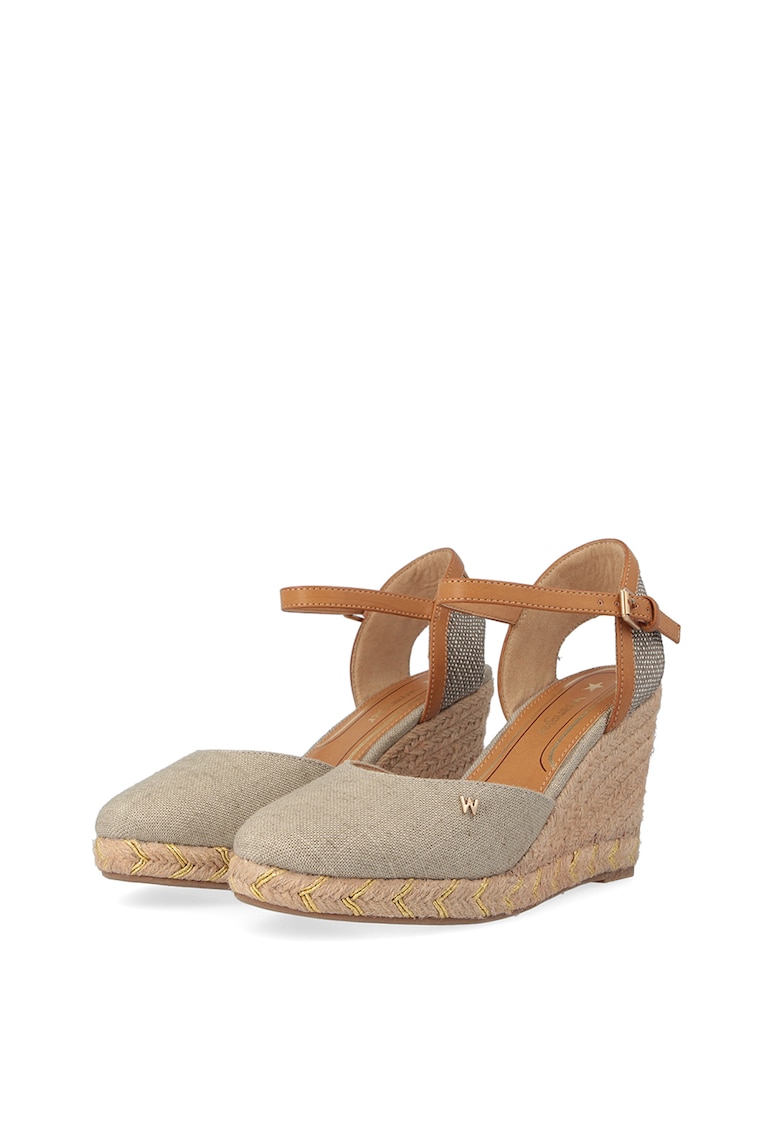 Sandale wedge tip espadrile