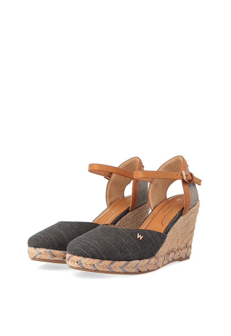 Sandale wedge tip espadrile