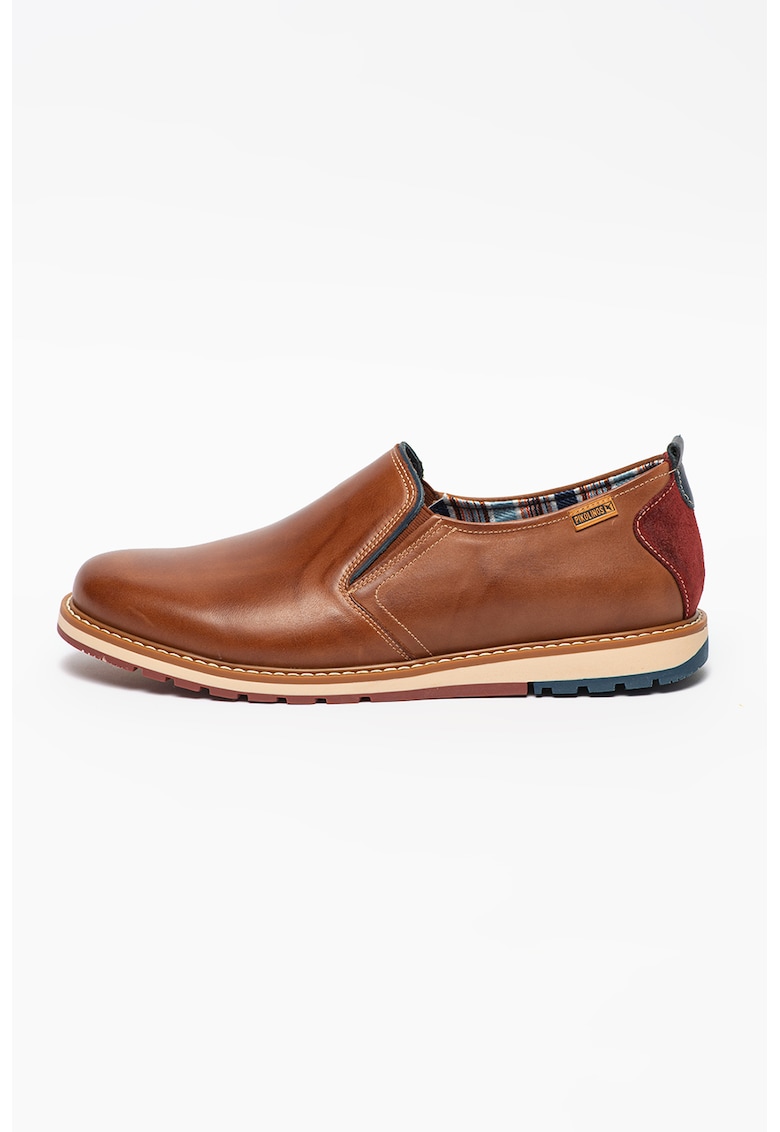 Pantofi loafer de piele cu detalii de piele intoarsa Berna fashiondays.ro imagine noua gjx.ro