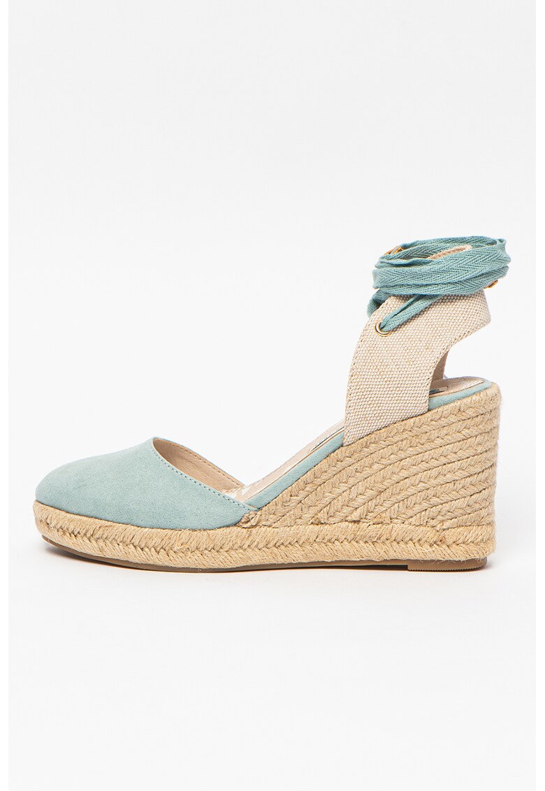 Sandale tip espadrile cu talpa wedge Louisa