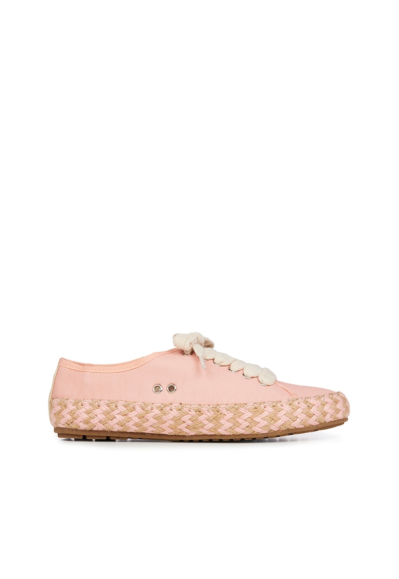 Pantofi sport tip espadrile cu brant cu amortizare Agonis - Roz