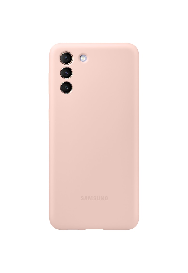 Husa de protectie Silicone Cover pentru Galaxy S21 Plus - Pink