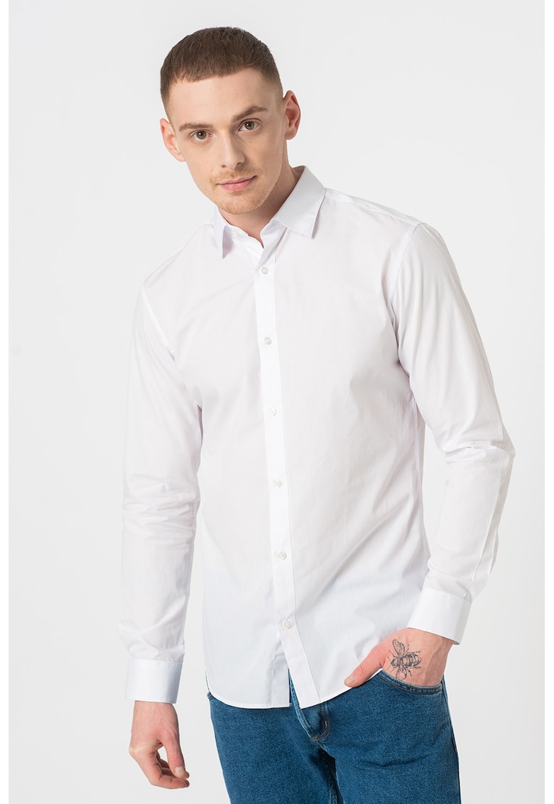 Set de camasi slim fit cu guler amplu Joe - 2 piese