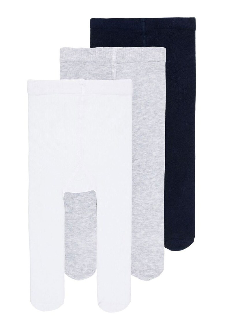 Set 3 perechi de dresuri - unisex - Bleumarin/Alb/Gri