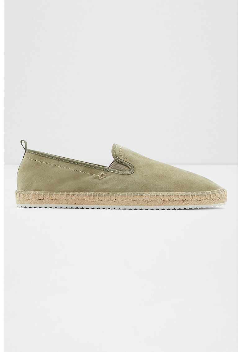 Espadrile de piele intoarsa cu varf rotund Paycien