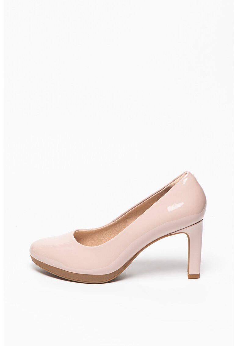 Pantofi de piele lacuita cu toc inalt Ambyr Joy