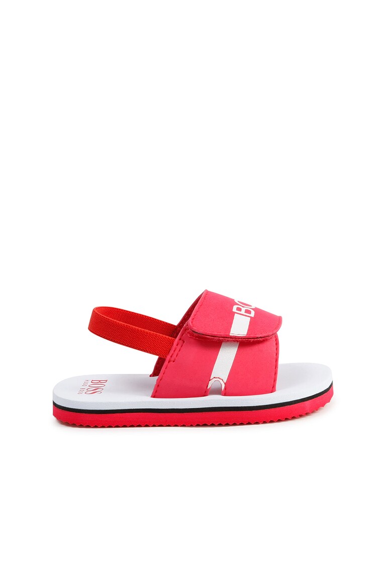 Sandale slingback cu velcro