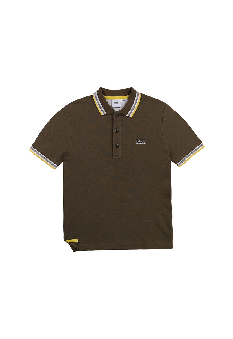 Tricou polo cu logo discret