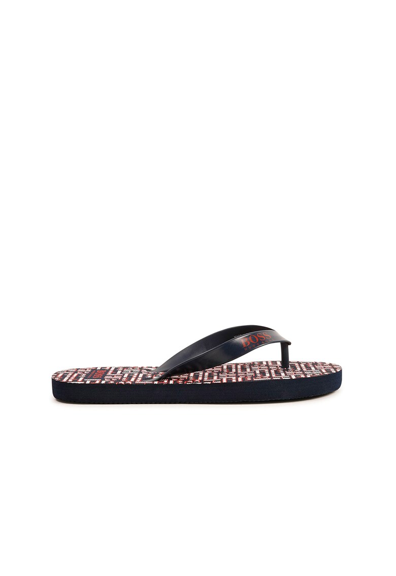 Papuci flip-flop cu model logo