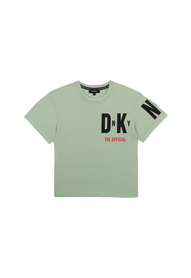 Tricou de bumbac cu imprimeu logo DKNY  Imbracaminte