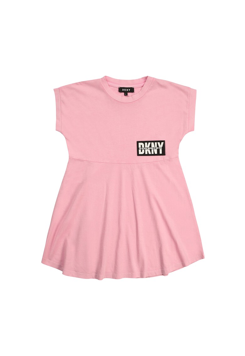 Rochie evazata cu detaliu logo