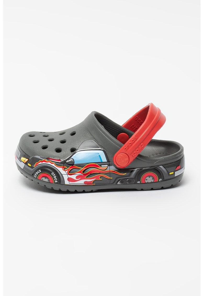 Сабо с отворена пета и лого Crocs