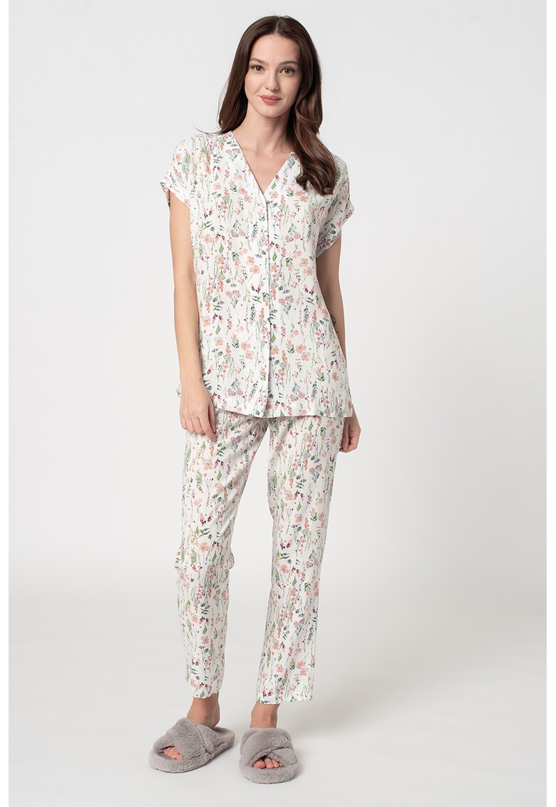 Pijama cu model floral Armatha