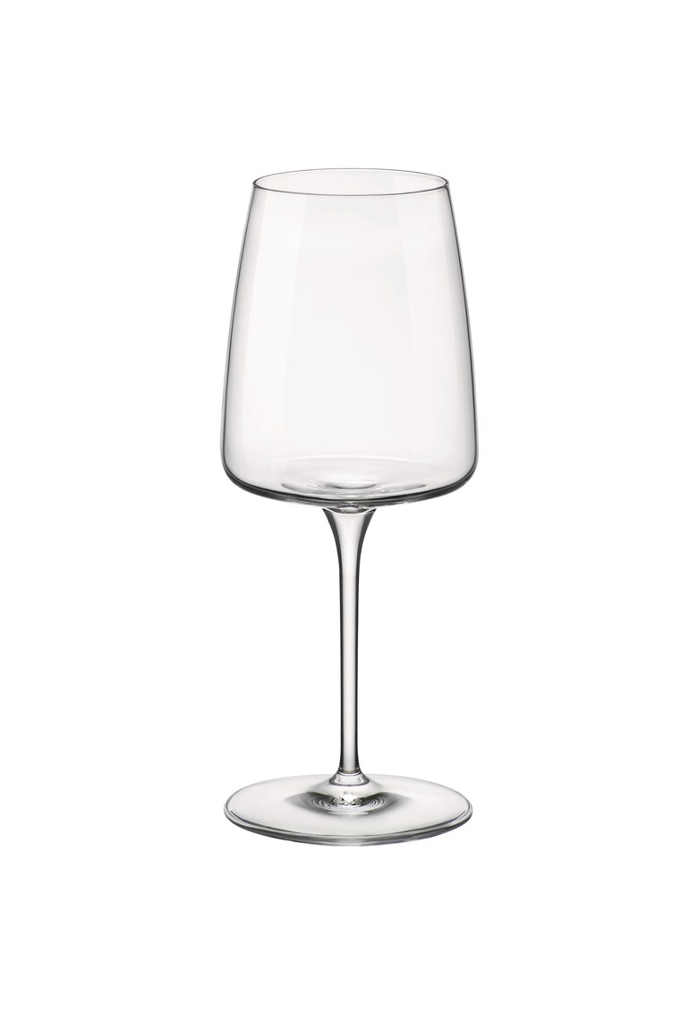 Set 4 pahare cu picior Planeo vin – sticla cristalina Bormioli imagine noua 2022
