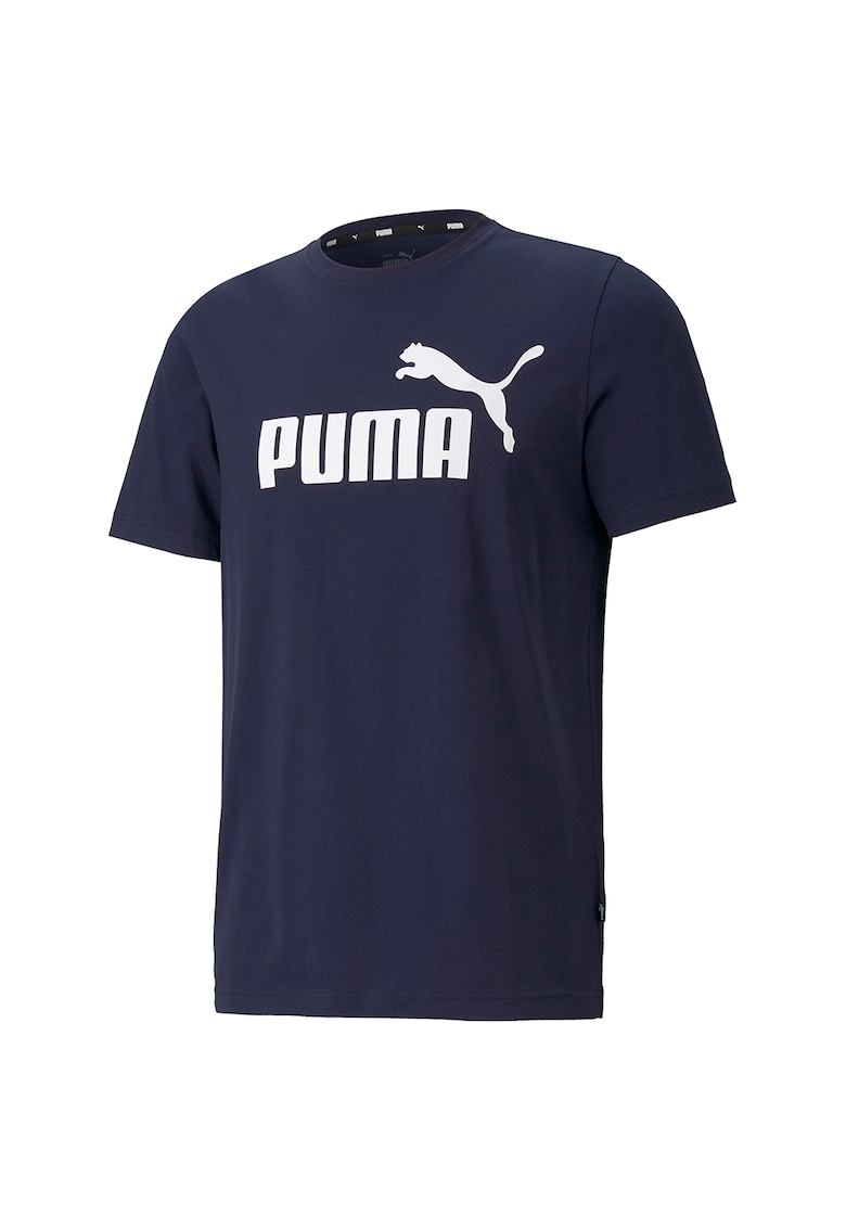 Puma Tricou de bumbac cu imprimeu logo essential