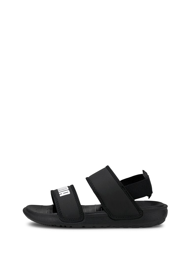 Sandale slingback cu imprimeu logo Soft