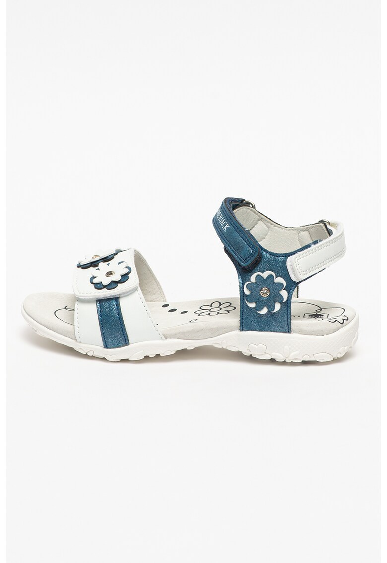Sandale de piele ecologica cu velcro Linda