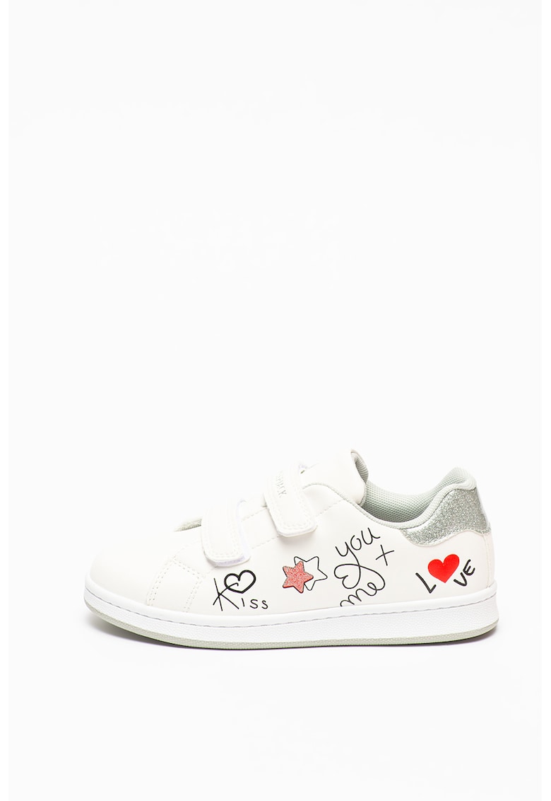Pantofi sport de piele ecologica cu velcro Lola