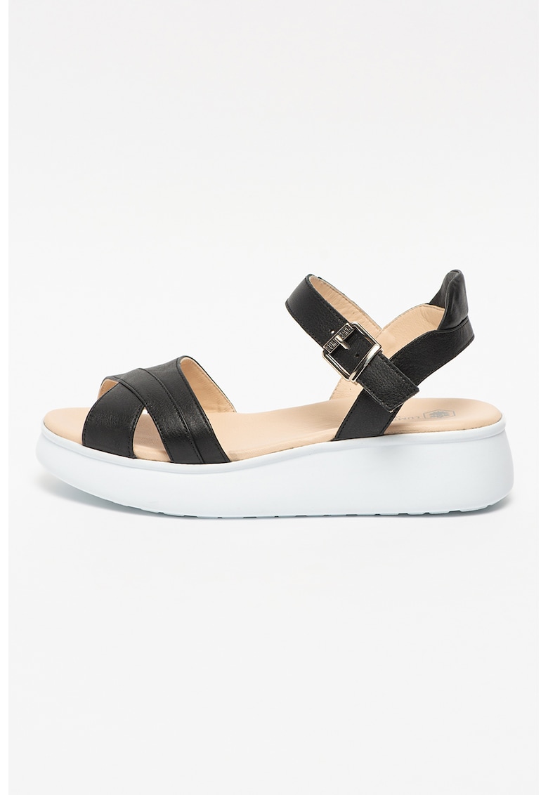 Sandale de piele cu bareta pe glezna Wendy