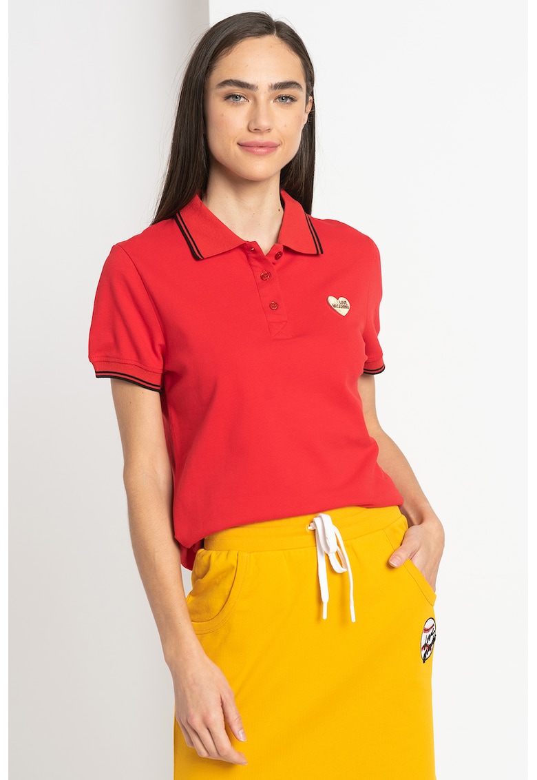 Tricou polo din material pique