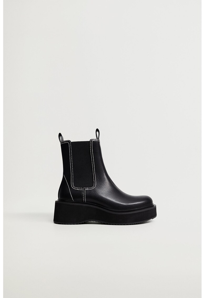 Ghete Chelsea wedge de piele ecologica Teen