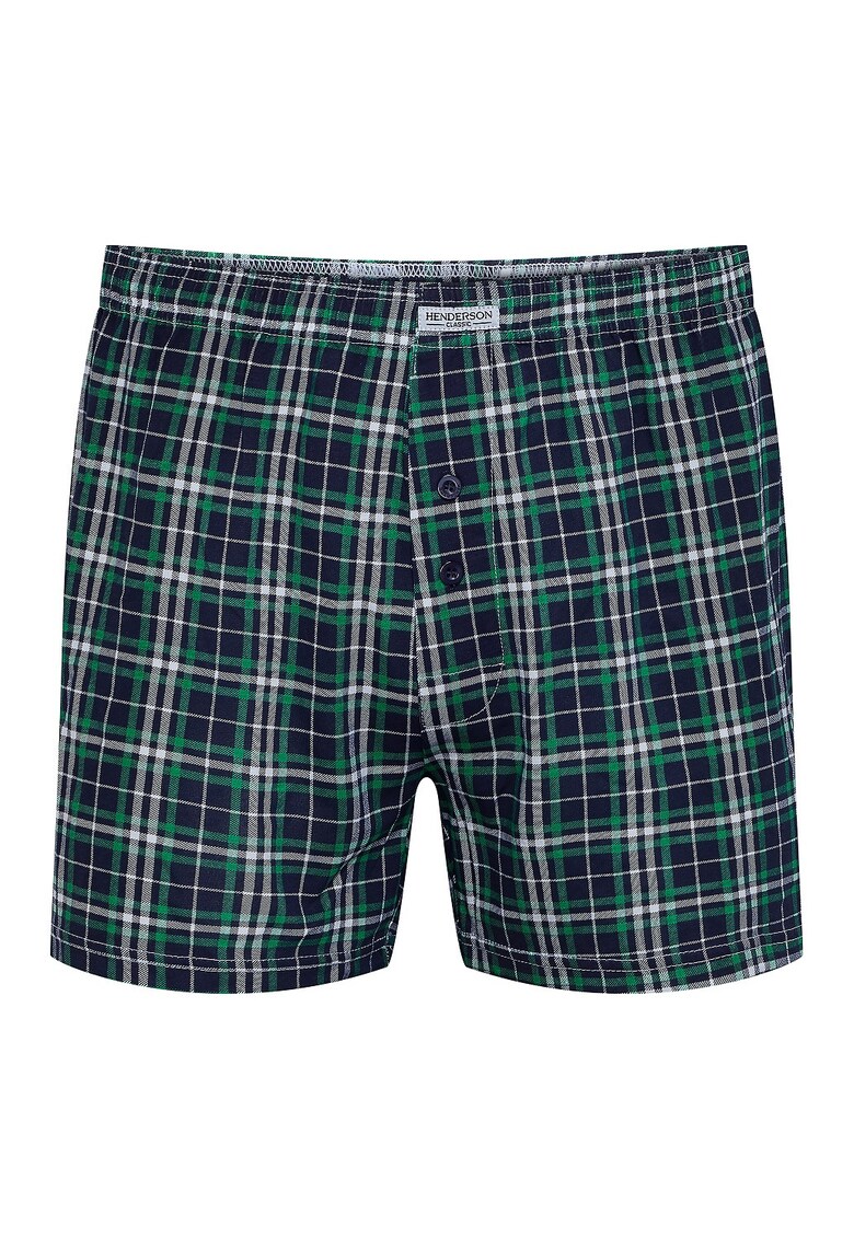 Boxeri pentru barbati cu carouri verzi