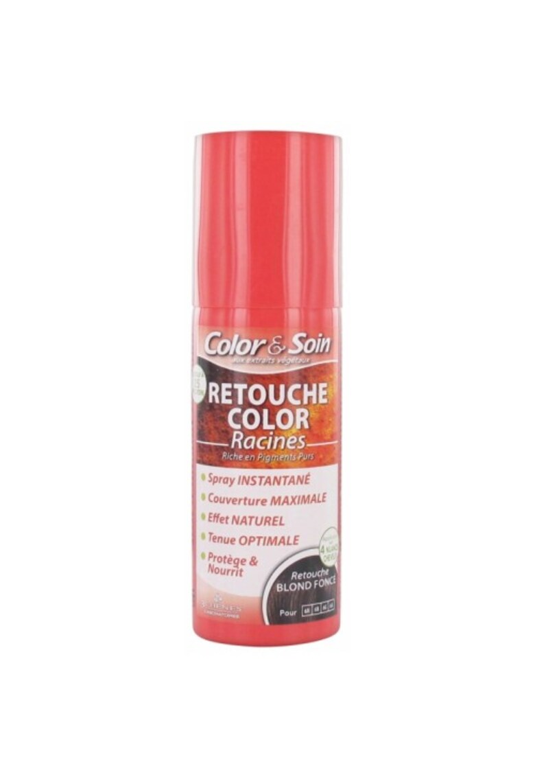 Spray pentru retusarea culorii radacinilor Blond inchis - COLOR & SOIN - 75ml