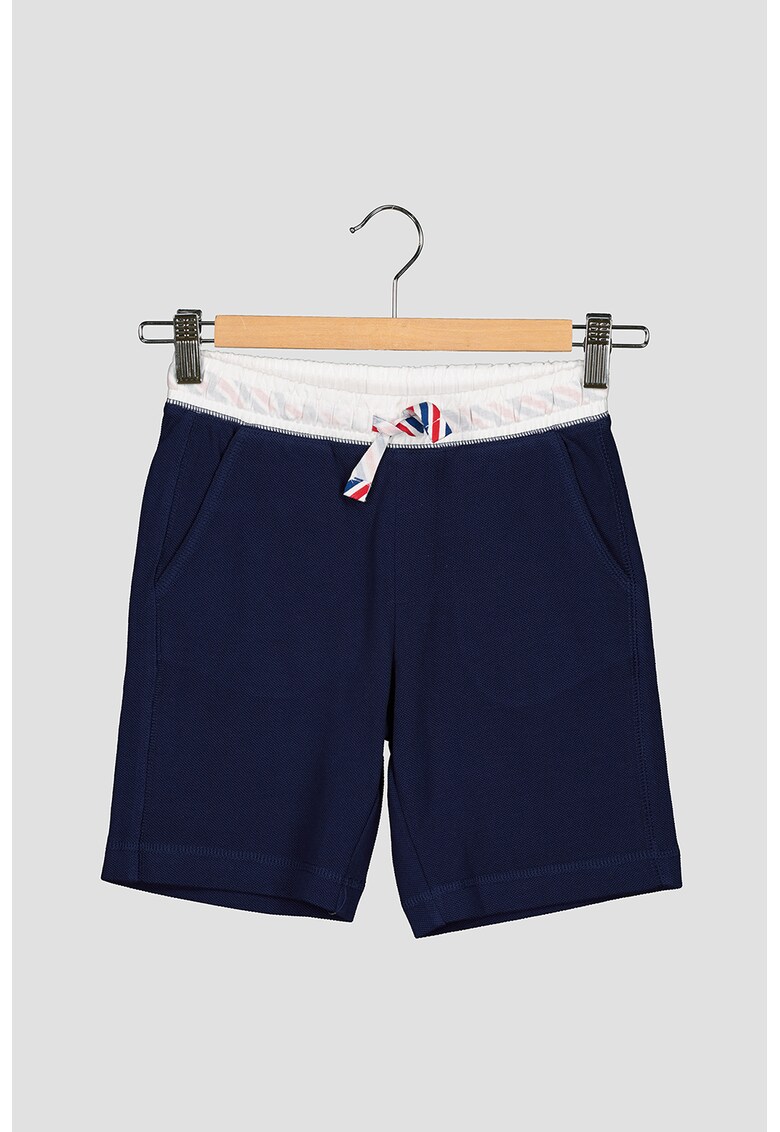 Pantaloni sport scurti cu buzunare oblice
