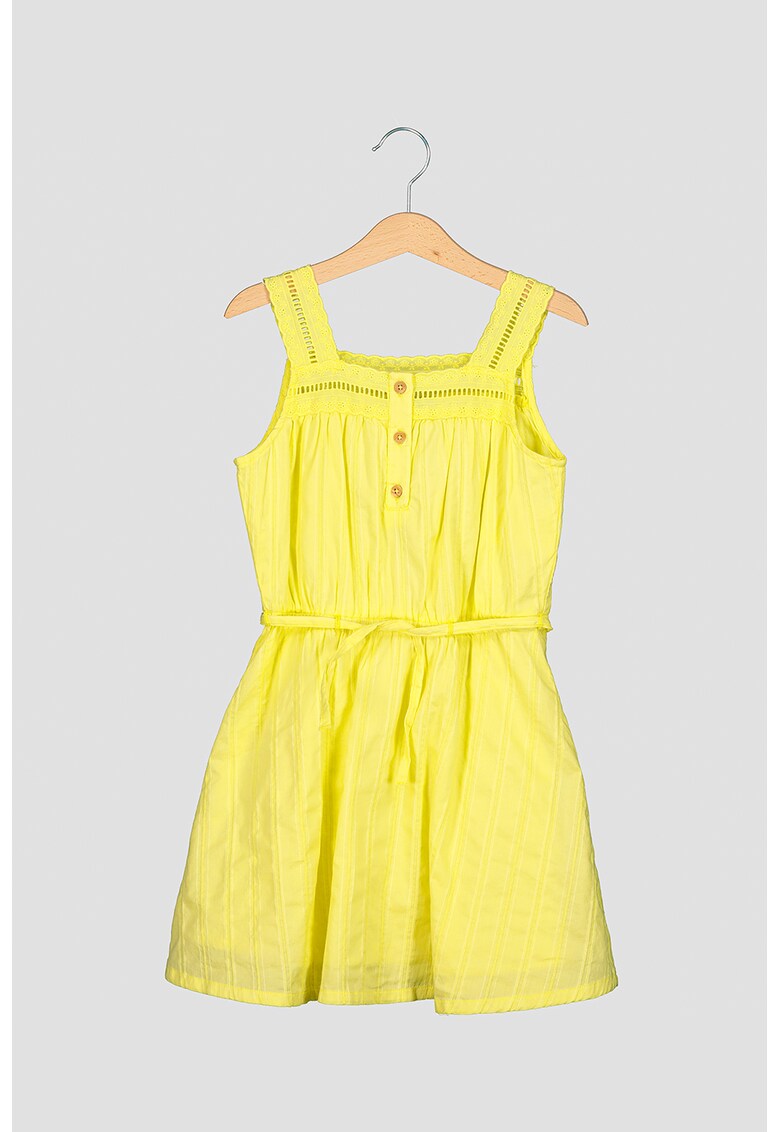 Rochie evazata cu perforatii
