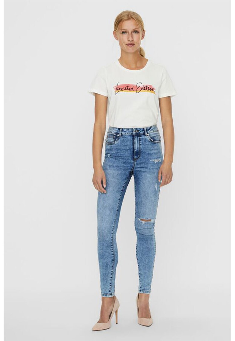 Blugi skinny cu talie inalta Sophia