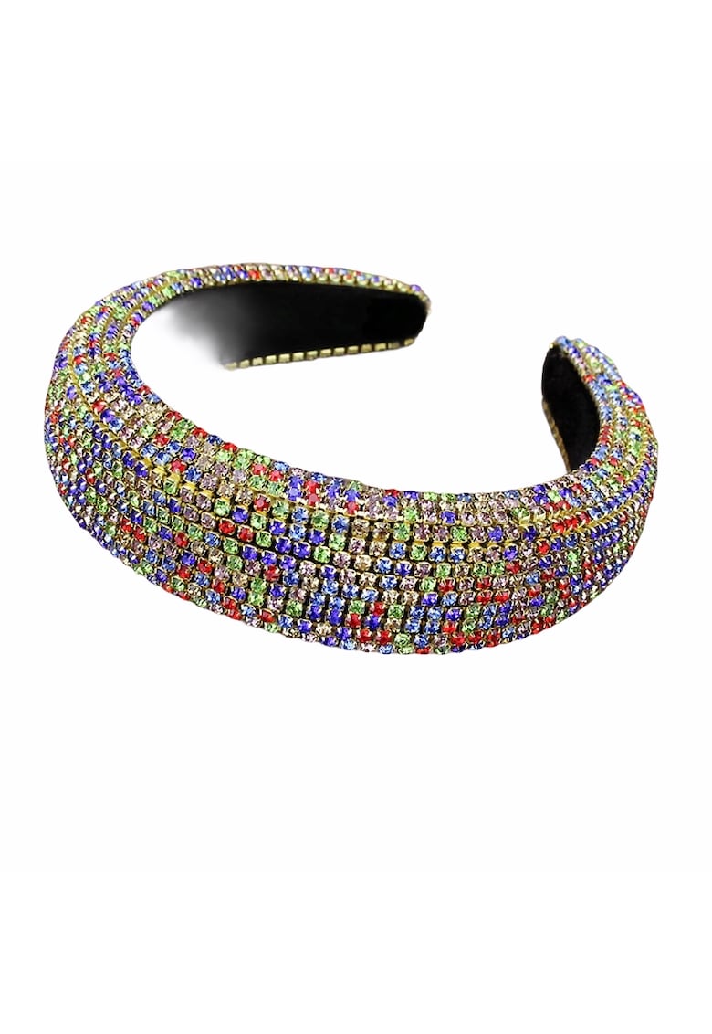 Bentita cu pietre colorate Joclyn - Textil -