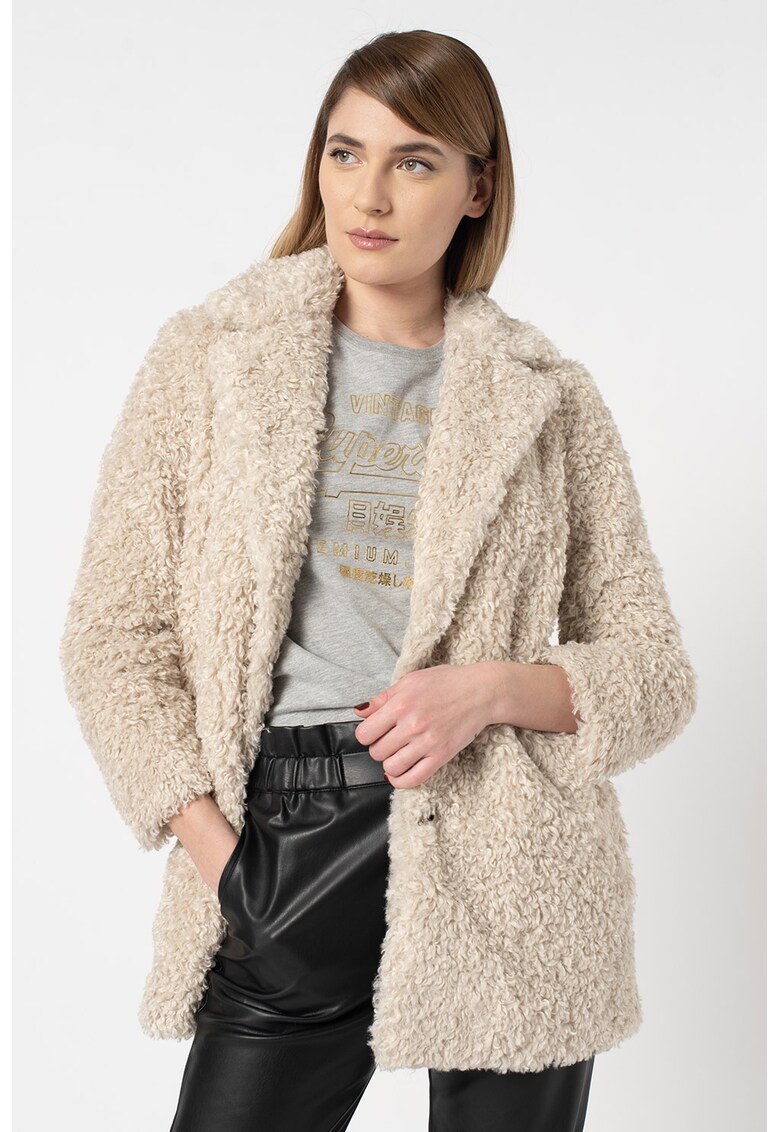 Palton cu revere Gretta Boucle